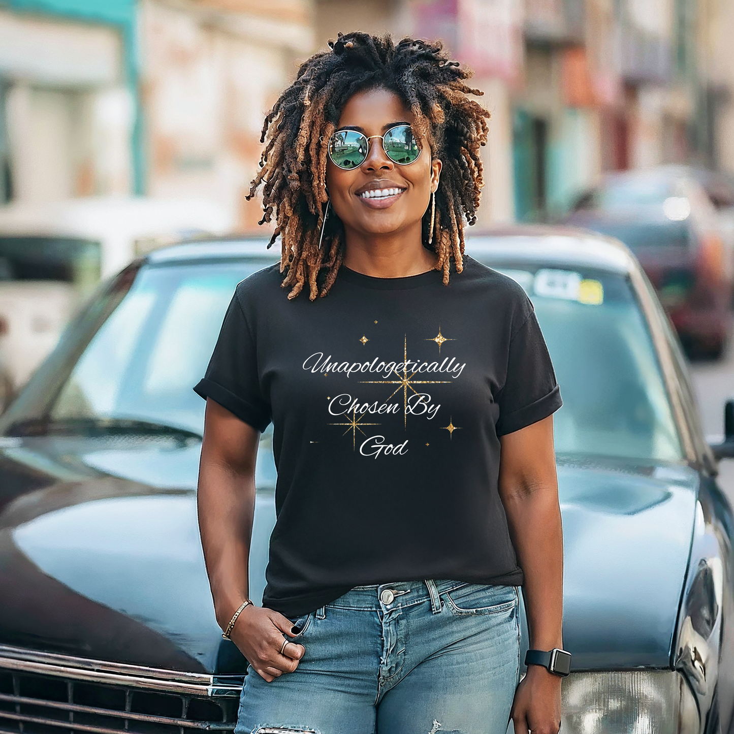 Unapologetically Chosen By God – Black Shirt